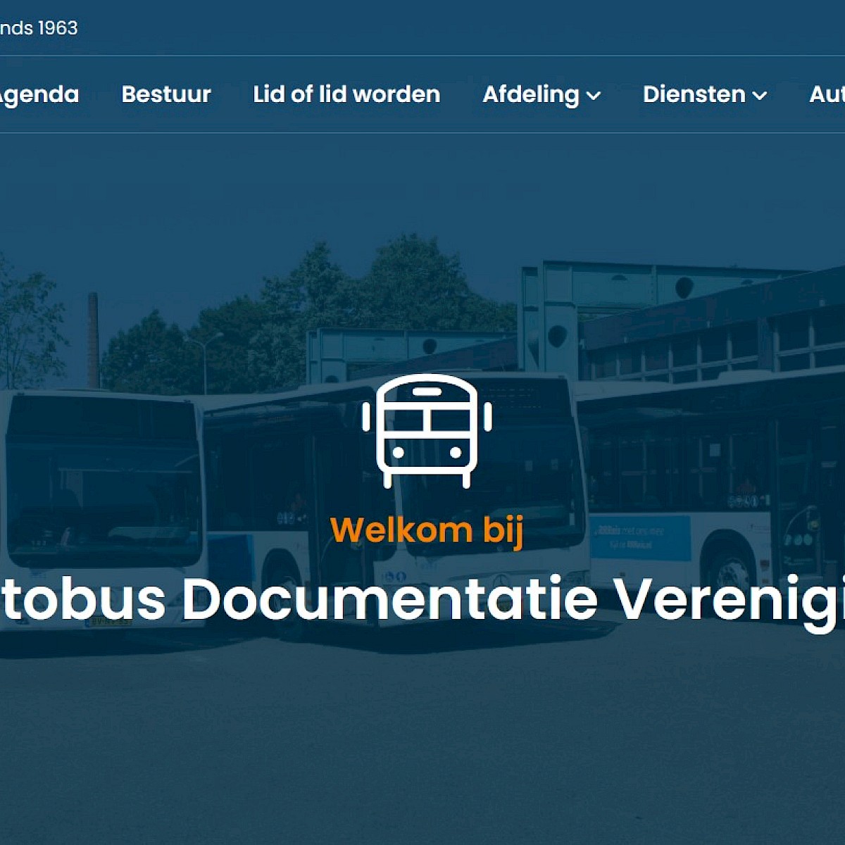 De nieuwe website is online! Nieuws Autobus Documentatie Vereniging